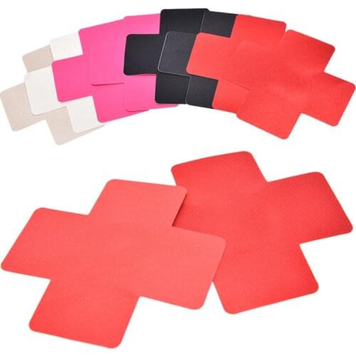 Sxey Women Adhesive Nipple Covers Petals Breast and Sticker Cross Shape Emptied Chest Petal 1 Pair