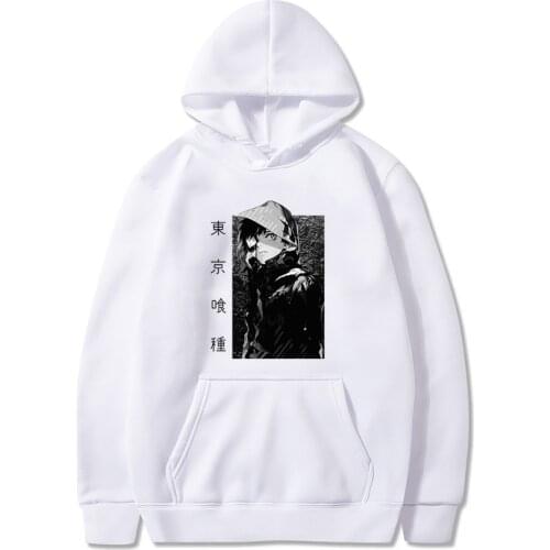 Tokyo Ghoul Kaneki Ken Hoody Hot Japanese Anime Manga Cartoon Hoodies 2021 New Women Fashion Casual Sweatshirt Female Streetwear