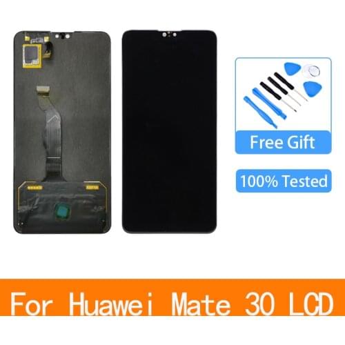 100% Original 6.62'' Display + frame For Huawei MATE 30 TAS-L09 TAS-L29 Full LCD Touch Screen Digitizer Assembly Repair Parts