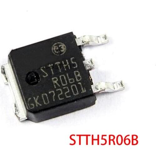 5pcs/lot STTH5R06B STTH5R06 TO-252