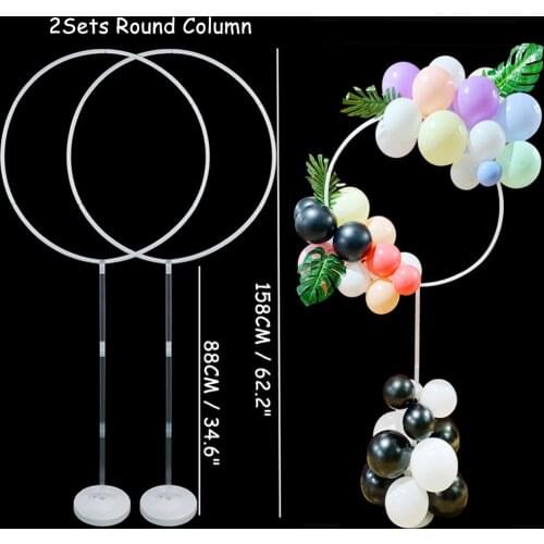 7/13/19 Tubes Balloon Holder Column Balloons Stand Ballon Accessories Birthday Party Decorations Kids Adult Wedding Decor Baloon