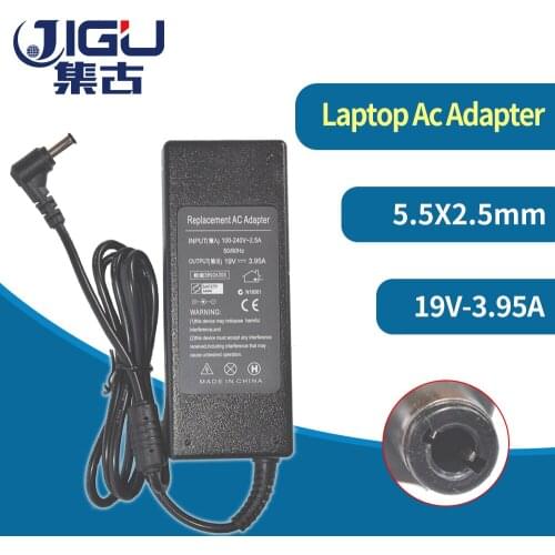 AC Laptop Charger 19V 3.95A 5.5x2.5mm For Toshiba L600 L700 L650 X42J K52J M810 L202 M105 L536 C600 M802 M805 Power Supply