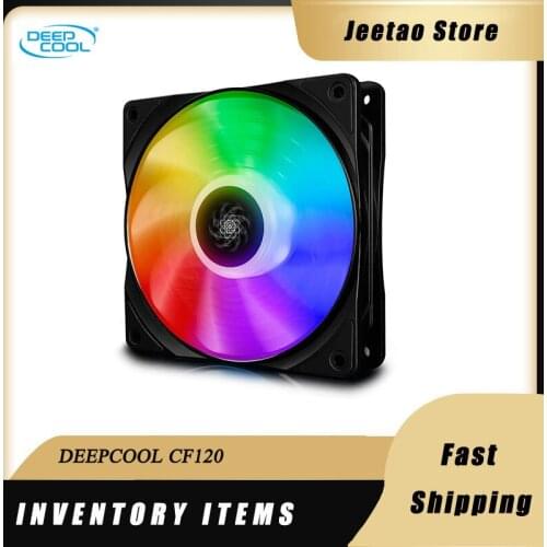 DEEPCOOL CF120 ARGB 12cm 5V 3PIN with 3pin ADD-RGB header interface computer addressable case silent fan for cooling fan