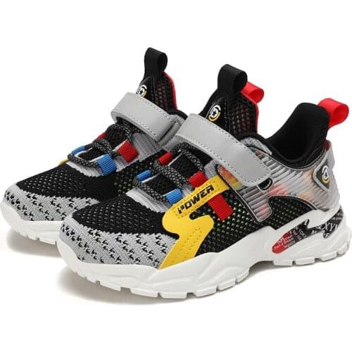 2021 New Kids Sneakers Boys Sport Running Shoes Lightweight Children Casual Sneakers Breathable Air Mesh Girls Designer Shoes