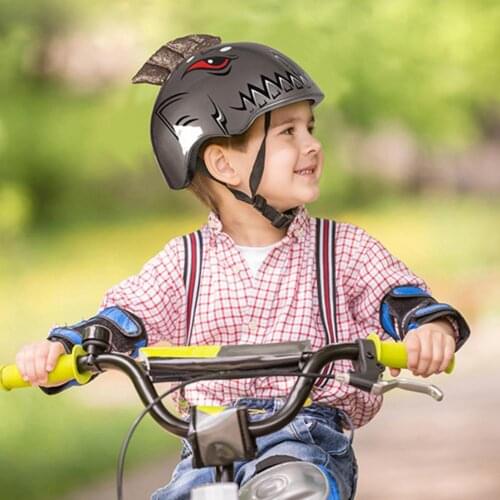 Kids Helmet Cartoon Animal Shape Breathable PC Adjustable Cycling Helmet for Bike