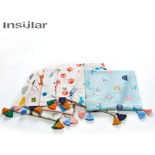 Newborn Summer Blanket Bamboo Bath Baby Swaddle Kids Muslin Organic Cotton Fabric Super Soft Bath Towel Monthly Wrap 110*156cm