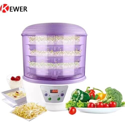 Bean Sprouts Machine Electric Seed Germinator Thermostat Green Vegetable Seedling Growth Bucket Automatic Bean Sprouting Machine
