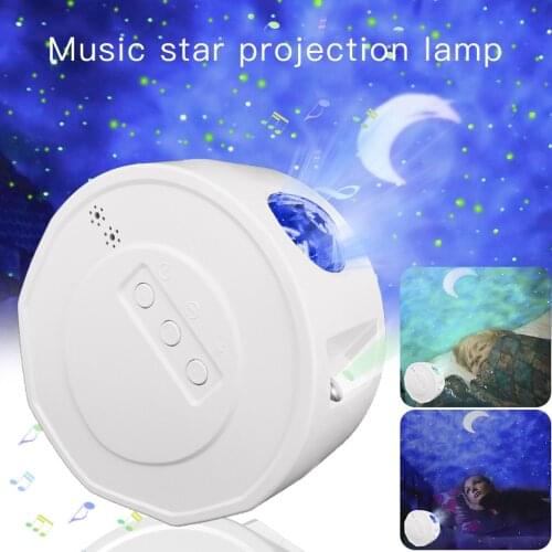 Voice Control Star Sky Projector Light Bedroom Night Lamp LED Adjustable Touch Control Projector ABS Star Sky Projector Light