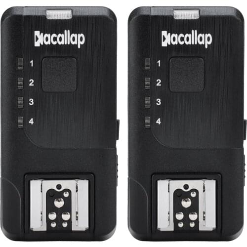 KACALLAP With Transmitter Receiver Universal Wireless Flash Trigger A530 for Canon Nikon Speedlite Flash