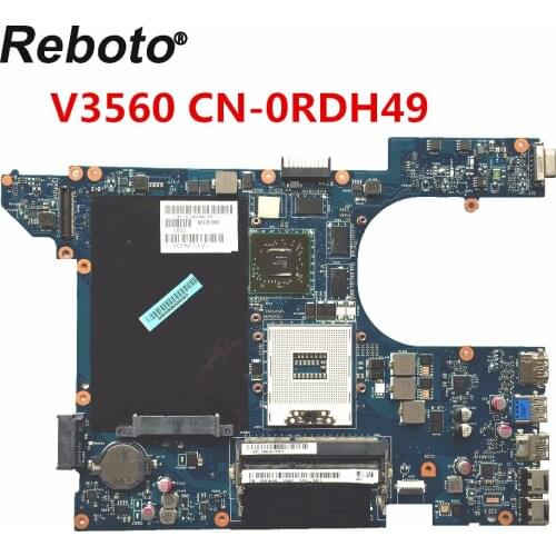 FOR DELL V3560 Laptop motherboard CN-0RDH49 0RDH49 RDH49 QCL00 LA-8241P HM77 HD7670M/1GB MB 100% Tested Fast Ship