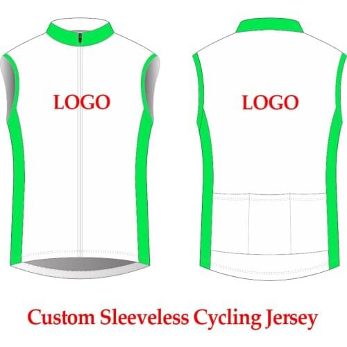Customize High Quality MTB Clothing Custom Sleeveless Cycling Jersey Breathable Bicycle tops Men Women Personalized Bike Jerseys