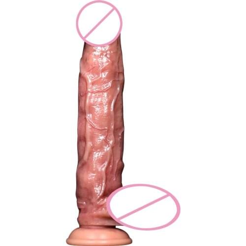 Skin Feeling Realistic Dildo Huge Big Penis Soft Material With Suction Cup Sex Toys for Woman Female Masturbation