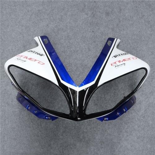 Front Upper Fairing Headlight Cowl Nose Fit For YZF-R1 YZF R1 2009-2011 10 Motorcycle