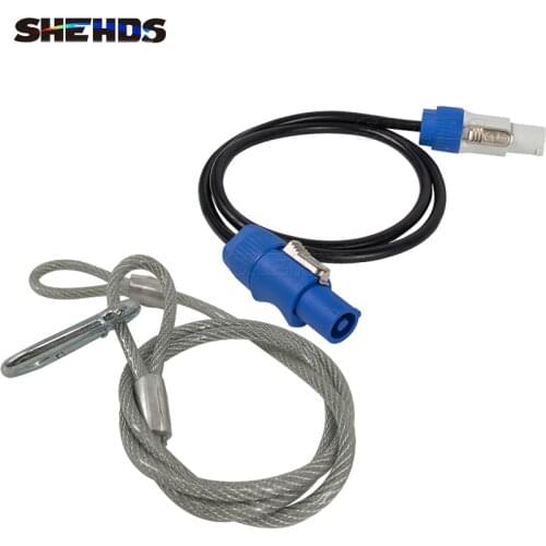 SHEHDS Professional Stage Suspension Device Use Safety Rrope LED Par Light PowerCon Plug Connection Hand in Hand Cables