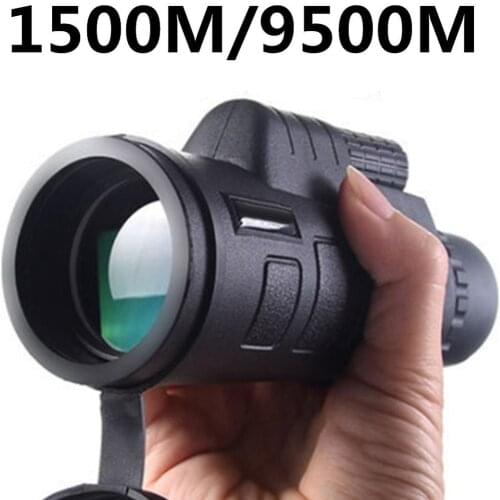 40x60 Professional Monocular Powerful Telescope Mobile Night Vision Military Eyepiece Handheld Objective Lens Hunting