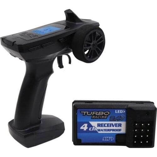 2.4GHz Remote Controller Transmitter LCD Display w/ Receiver for RC Car Parts Accessory