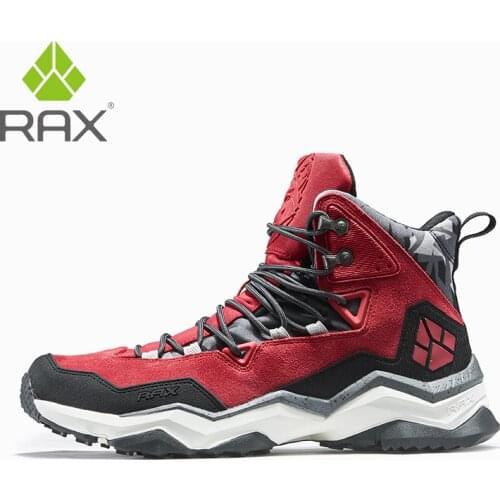 Rax Waterproof Hiking Boots Men Sports Sneakers Leather Trekking Boots Waterproof Hiking Shoes Men Tactical Combat Boots