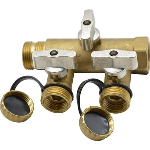 Self-Designed and Produced Brass Pre-fill Surge Valve Three Head 3/4 inch for Split Solar Water Heater