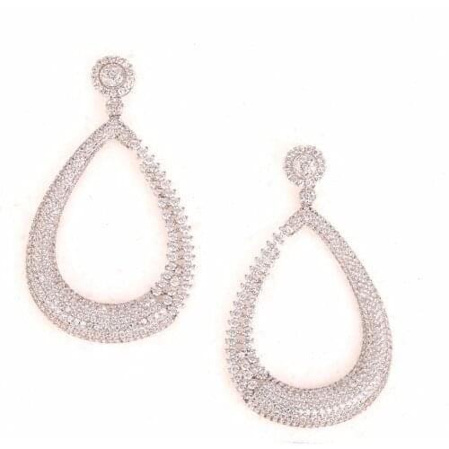 GrayBirds Best Gift For Girlfriends Sister Ladies Honey Confidante Big Water Drop Hyperbole Luxury Party Jewelry MLE0139