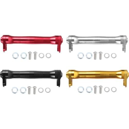 Folding Bike Easy Wheel Extension Rod Folded Bicycle Transport Wheels Telescopic Bar Rear Cargo Rack Mount Extension Bars