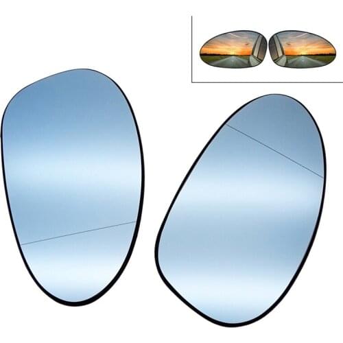 1 Pair for BMW E90 2005-2008 Car Blue Glass Rear View Mirror Anti Glare Heated Wide Angle Side Mirror Left Right Car Decor