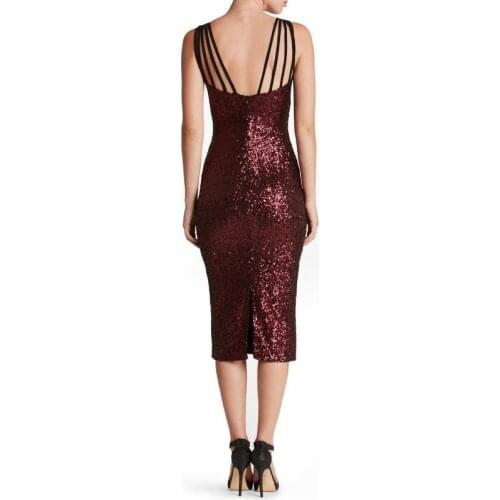 ENLU Autumn new female bling dresses womens o-neck sequined Sling sleeveless dress women shiny dress Vestidos