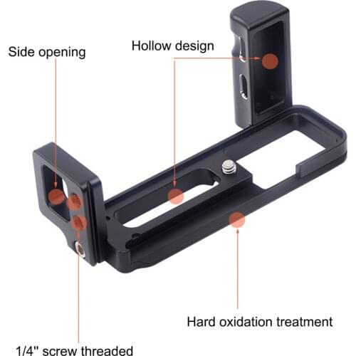 1pc L Plate Bracket Metal Tripod Grip for Fuji X-T200 Camera Accessories Quick Release PTZ Camera Vertical Shooting Holder