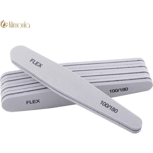 3pcs/lot Gray Professional Nail File 100/180 Grits Polishing Diamond Files Nail Art Buffer Sanding Pedicure Tools