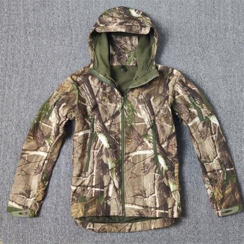 Outdoor Waterproof SoftShell Jacket Hunting windbreaker ski Coat hiking rain camping fishing tactical Clothing Men&Women