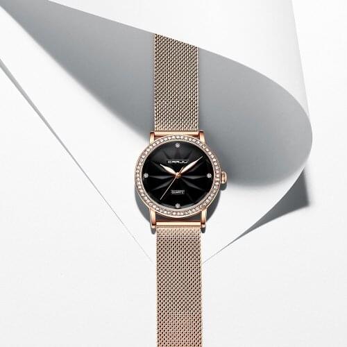 CRRJU Fashion Woman Bracelet Watch Women Casual Waterproof Quartz Ladies Dress Watches Gift lover Clock relogio feminino
