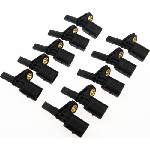 10Pcs WHT003856 Front Right ABS Wheel Speed Sensor For VW Passat B6 B7 Golf 5 6 MK6 Tiguan Touran Seat Leon A3 S3 Q3 WHT 003 856