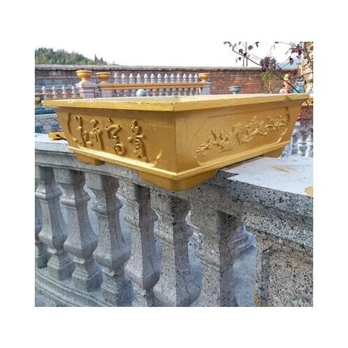 60x60x20cm ceramic pots for plants ABS Mold big size Concrete Mould for Succulent Plants Handmade Home Decoration Garden Tool