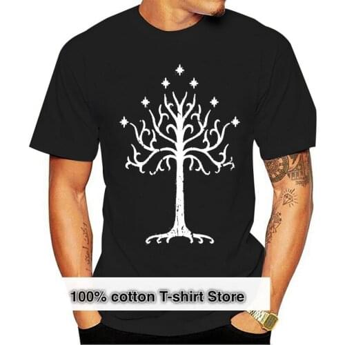 White Tree of Gondor Tolkien T-Shirt Premium Mordor Middle Earth 2019 Brand New Men Clothing Fashion T Shirts Design A Shirt