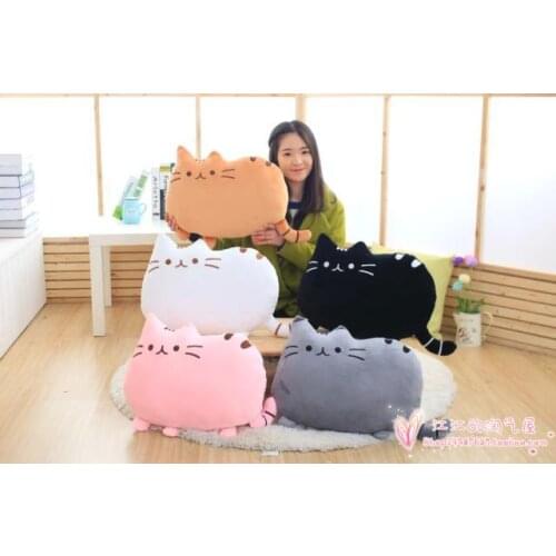 Creative cat pillow plush toy soft throw pillow Christmas gift h706