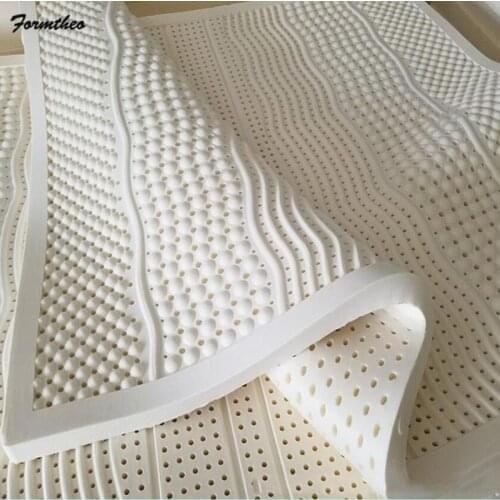 FORMTHEO Natural Latex Massage Mattress Topper 160*200 Tatami Thicken 10cm Foldable Bed Topper 1.5/1.8m