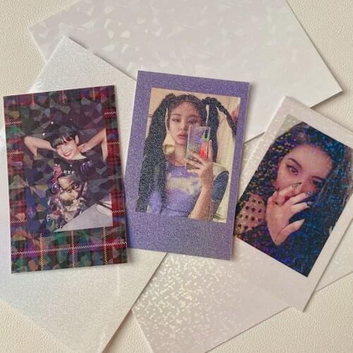 Cute Glitter Laser Transparent Stickers Decoration Scrapbooking DIY Photo Album Collage Diary Happy Planner Kawaii Stationery