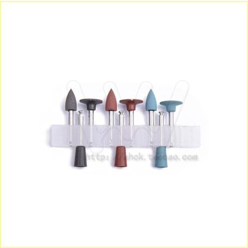 Dental Amalgam Polishing Kits RA 0109 Low-Speed Burs Cups Silicone Rubber