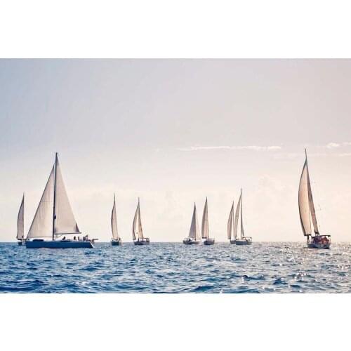 Mediterranean sail The wooden puzzle 1000 pieces ersion jigsaw puzzle white card adult childrens educational toys