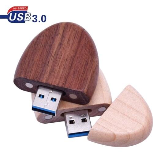 10PCS free custom logo wooden USB 3.0 Flash Drive pendrive 4GB 8GB Memory USB Stick 16GB 32GB 64GB Pen Drive photography gift