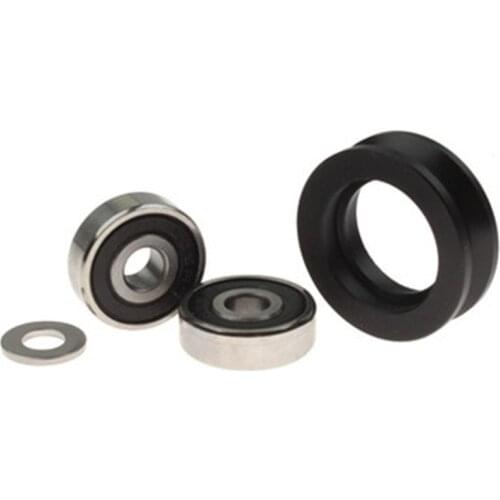 SWMAKER Reprap 3D printer 20pcs*Dual Bearing V-Wheel Kit double bearing Delrin V wheel 5mm bore