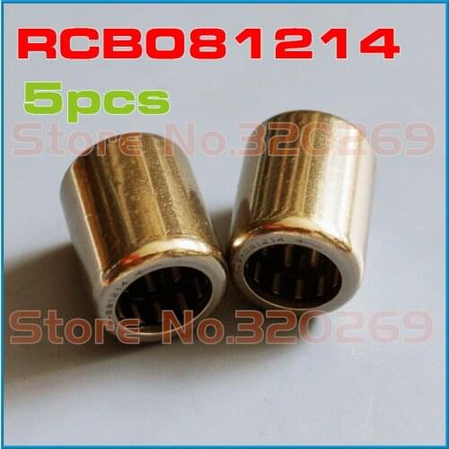 5pcs RCB081214 One Way Clutch 1/2"x 3/4"x 7/8" Inch Shaft Nadel Bearing 12.7x19.05x22.22mm