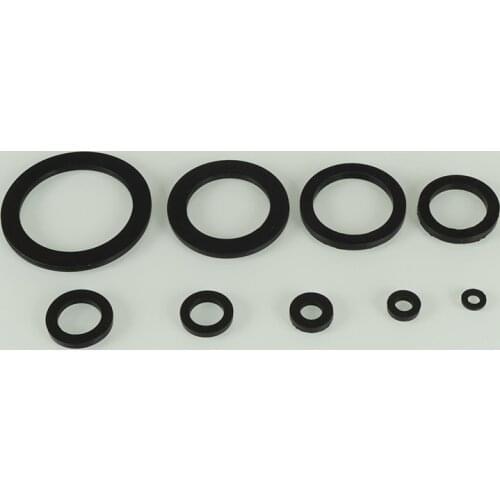 50 pcs/lot Black Rubber O Ring Assortment Washer Gasket Sealing O-Ring Kit Flat Gasket Joint Accessories 9 Sizes