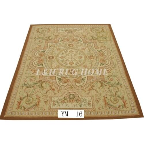 Free shipping 9'X12' French Aubusson weave rugs handmade aubusson carpets