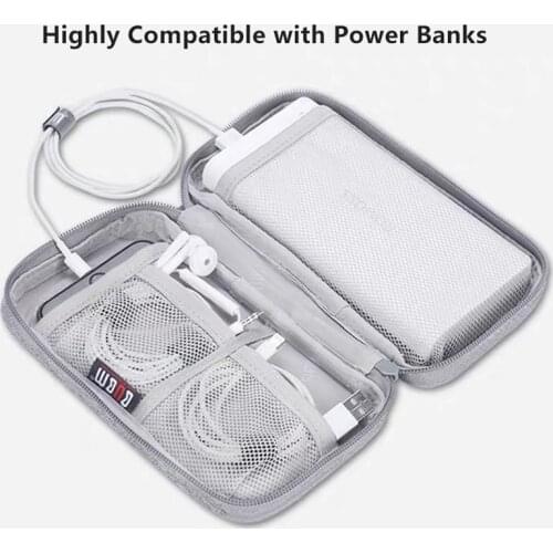 BUBM Best Seller Protective Travel Power Bank Case,External Hard drive Battery PowerBank Storage Bag for 20000mAh Romoss Charger