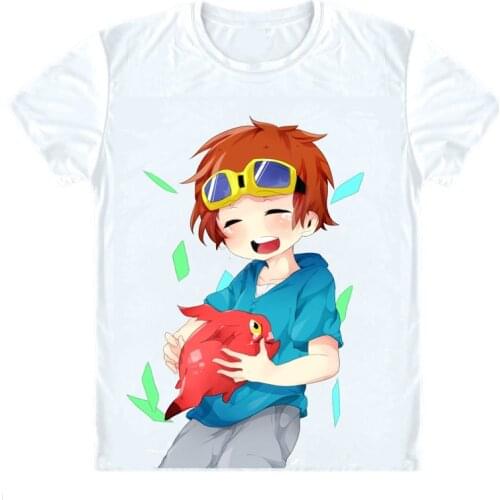 Dejitaru Monsuta Digimon 3 T-Shirts Multi-style Short Sleeve Shirts Digimon Tamers Dejimon Teimazu Takato Matsuki Cosplay Shirt