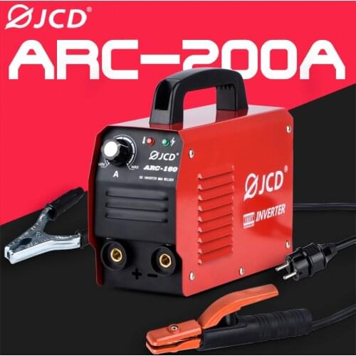JCD 220V MIG Welder 160A Arc Welder Smart IGBT MMA Stick DC Inverter With LCD Digital Display Beginner Repair Welding Machine