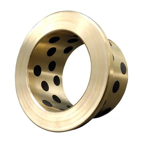 JFB 12*15*15 12*15*20 12*15*10 12*15*25 12*18*10 12*18*12 12*18*40 12*18*20 Flanged Bronze Impregnated Graphite Oilless Bushing