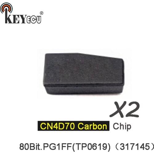 KEYECU 2x Use to Generate G chip 4D61/62/65/66/67/68/69/G82 CN4D70 Carbon Chip 80BIT. PG1FF Transponder key Car Remote Key Chip