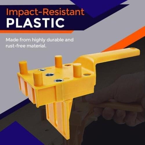 Quick Wood Doweling Jig Woodworking Oblique Hole Locator Durable Practical Multi-functional Drill Bits Pocket Hole Jig DIY Tools