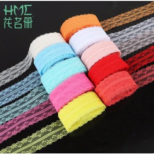 10yards 40mm Wide Bilateral Handicrafts Net Embroidered Lace Trim Ribbon For Clothing Wedding Birthday Christmas Bow Decorations